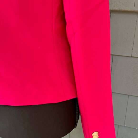 Choosy Brand Magenta Double Breasted Betsy Blazer NWT Size 4 - Picture 5 of 6